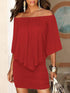 Mini Off Shoulder Sexy Dresses  Beach Casual Dress - ROUTINE FASHION